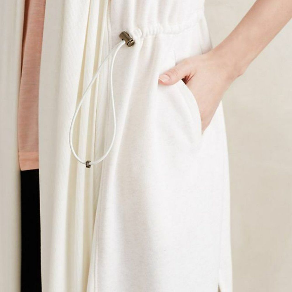 Anthropologie Cream Saturday Sunday Avasa Duster Maxi Cardigan (Size S) - Picture 2 of 11
